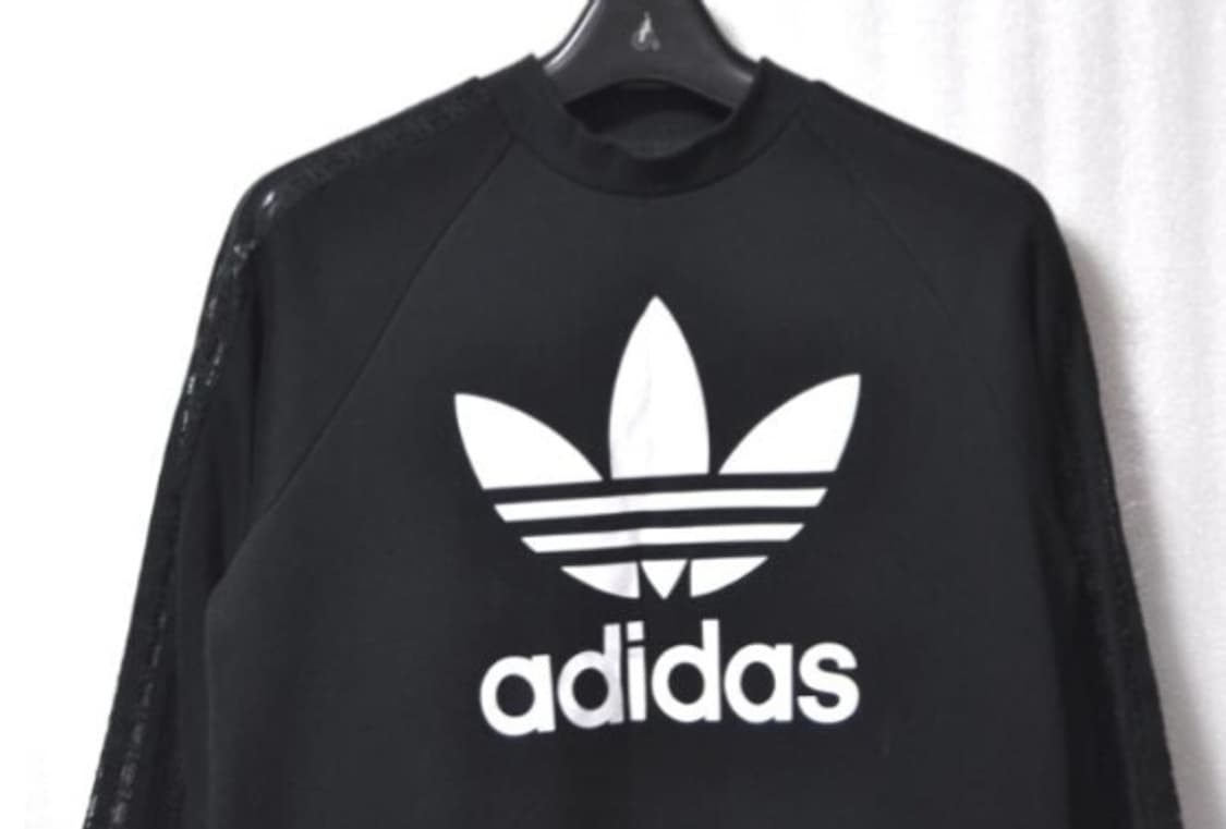 아디다스/여성레이스스웨트긴팔티셔츠(사이즈66) 상품이미지3