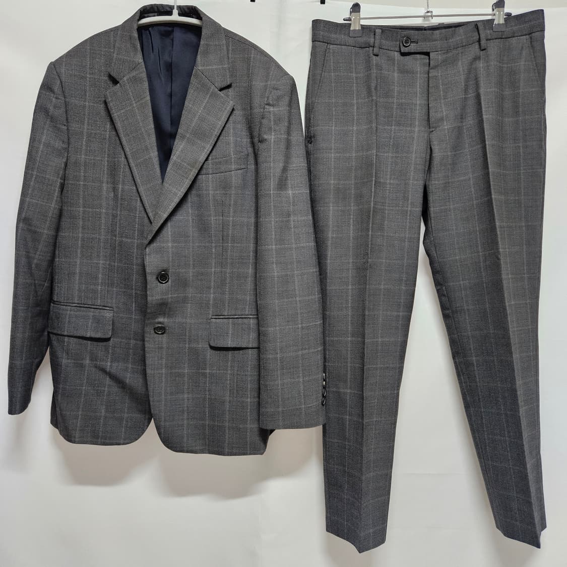 지오송지오 사계절 체크 정장 셋업 110/32 상품이미지1