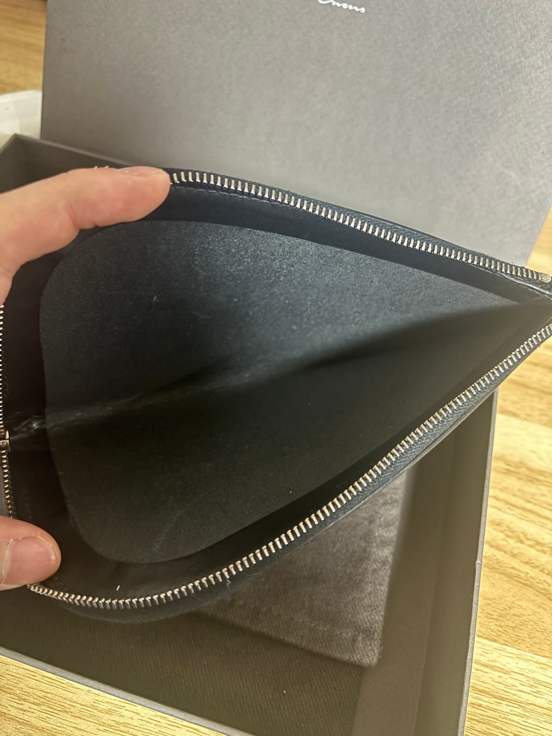 릭오웬스 롱 레더 월렛 / 지갑 (블랙) 상품이미지5