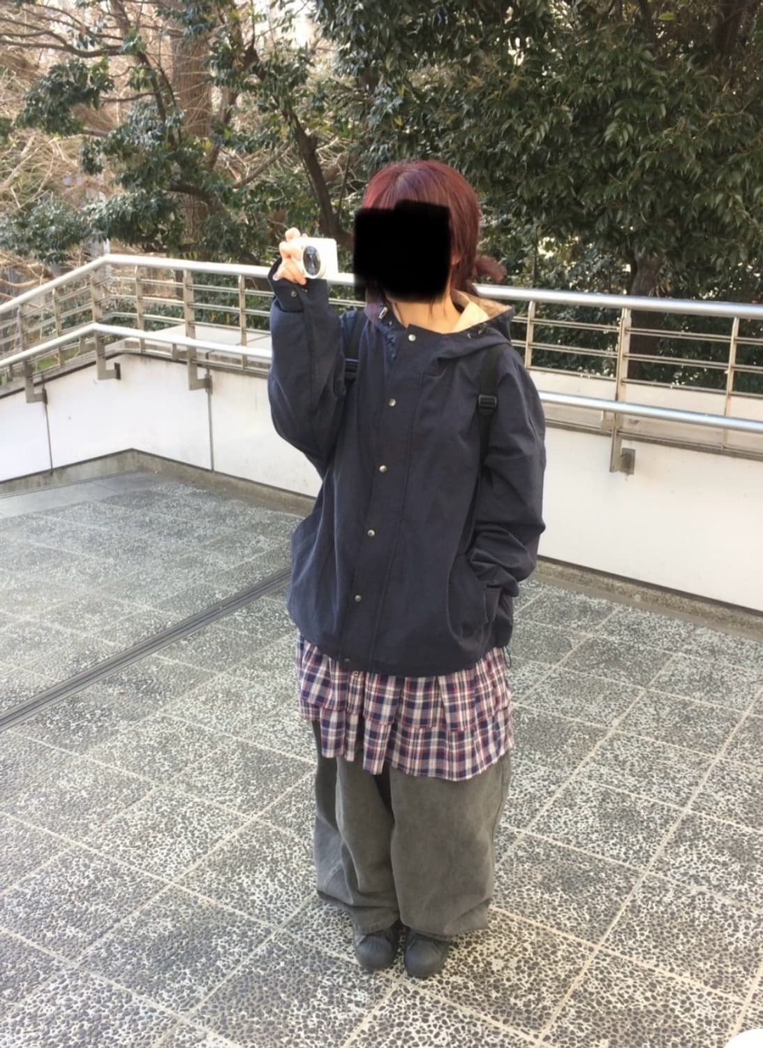 배색 스트링후드자켓 상품이미지2