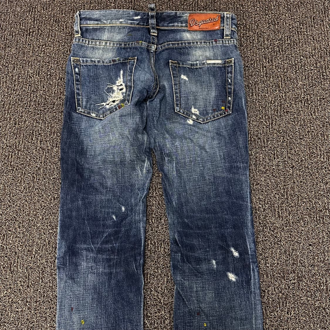 디스퀘어드2 스플래터 데미지진 데님 청바지 팬츠 46사이즈 상품이미지6