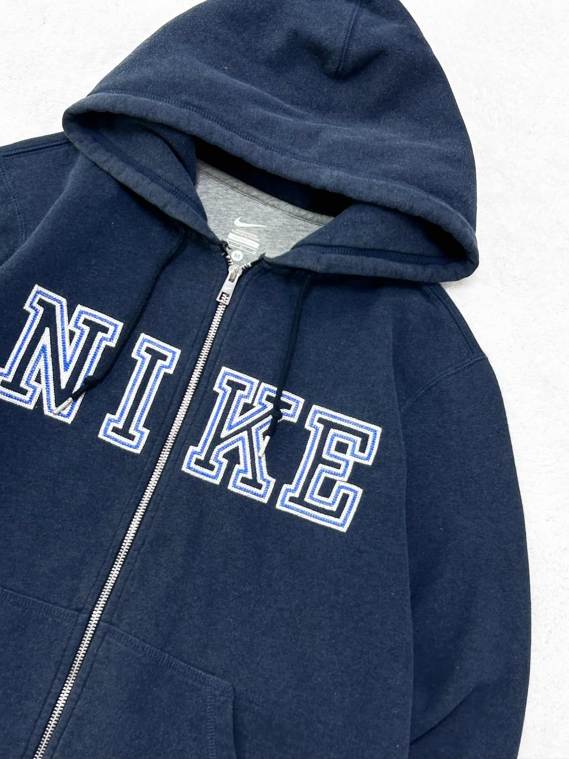 나이키 빅로고 블루 후드집업 상품이미지6