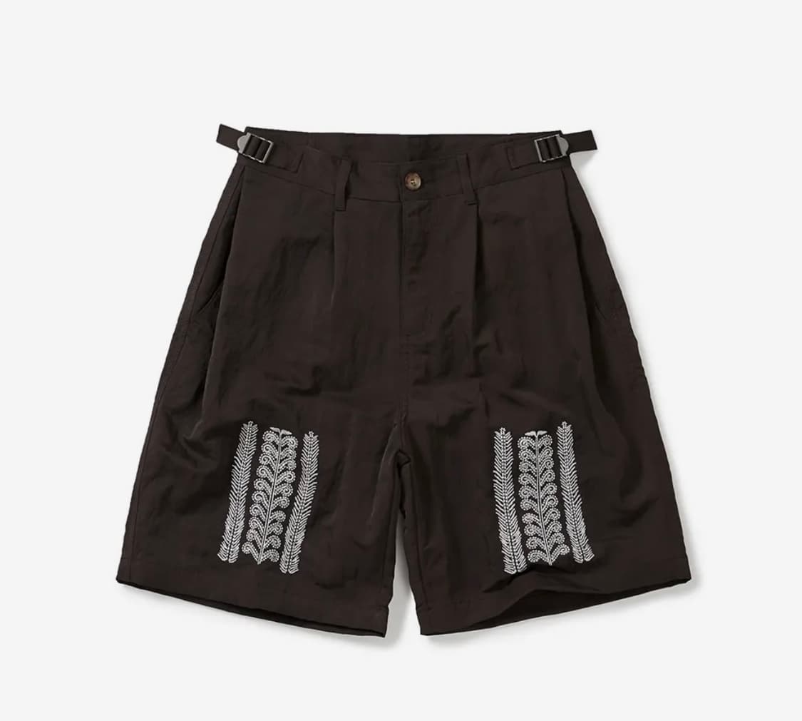 (네고가능)카락터 반바지 Fern nylon shorts / Brown 상품이미지1