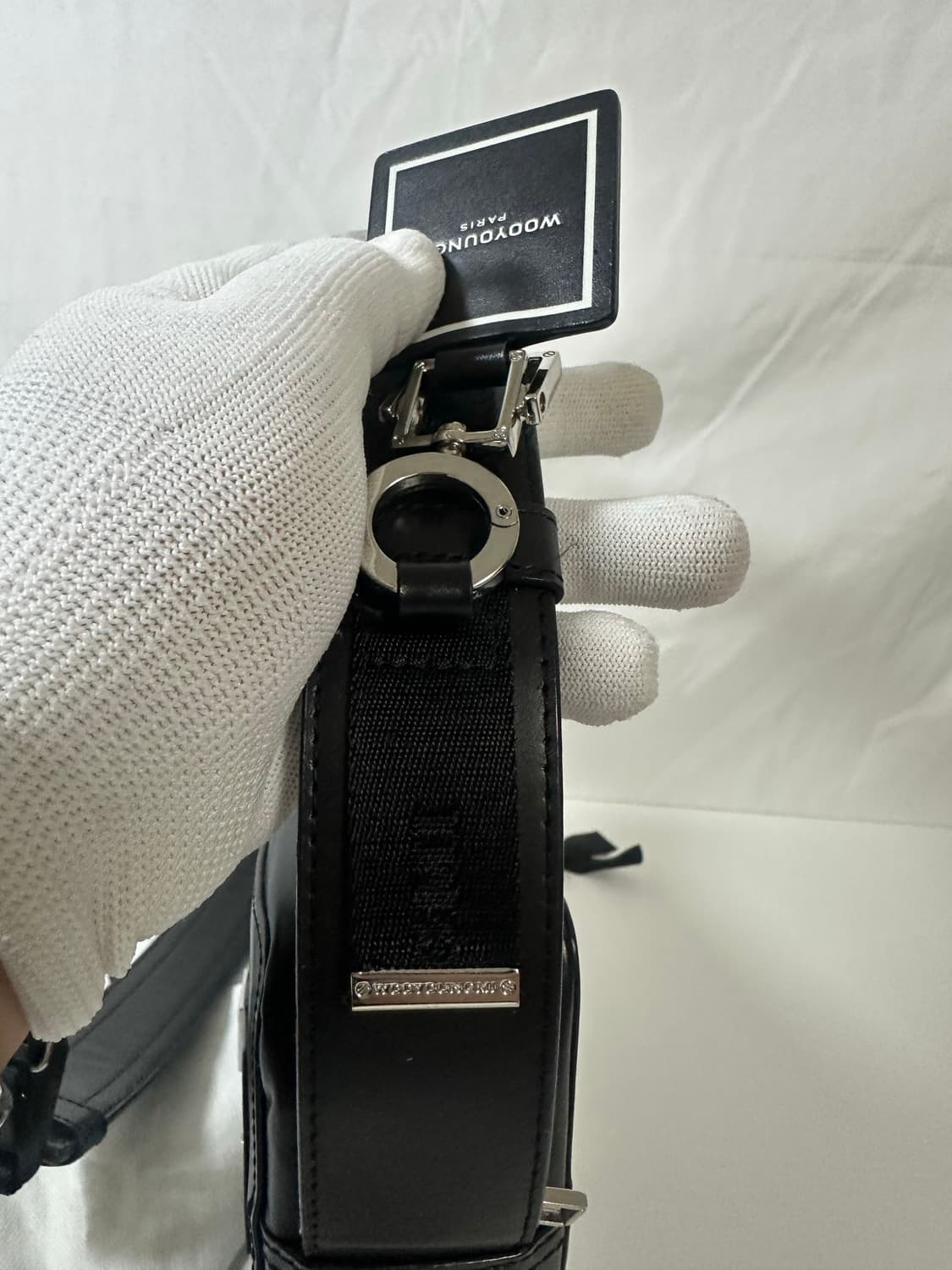 (OS) 우영미 스퀘어/레터링로고 레더 미니백  상품이미지7