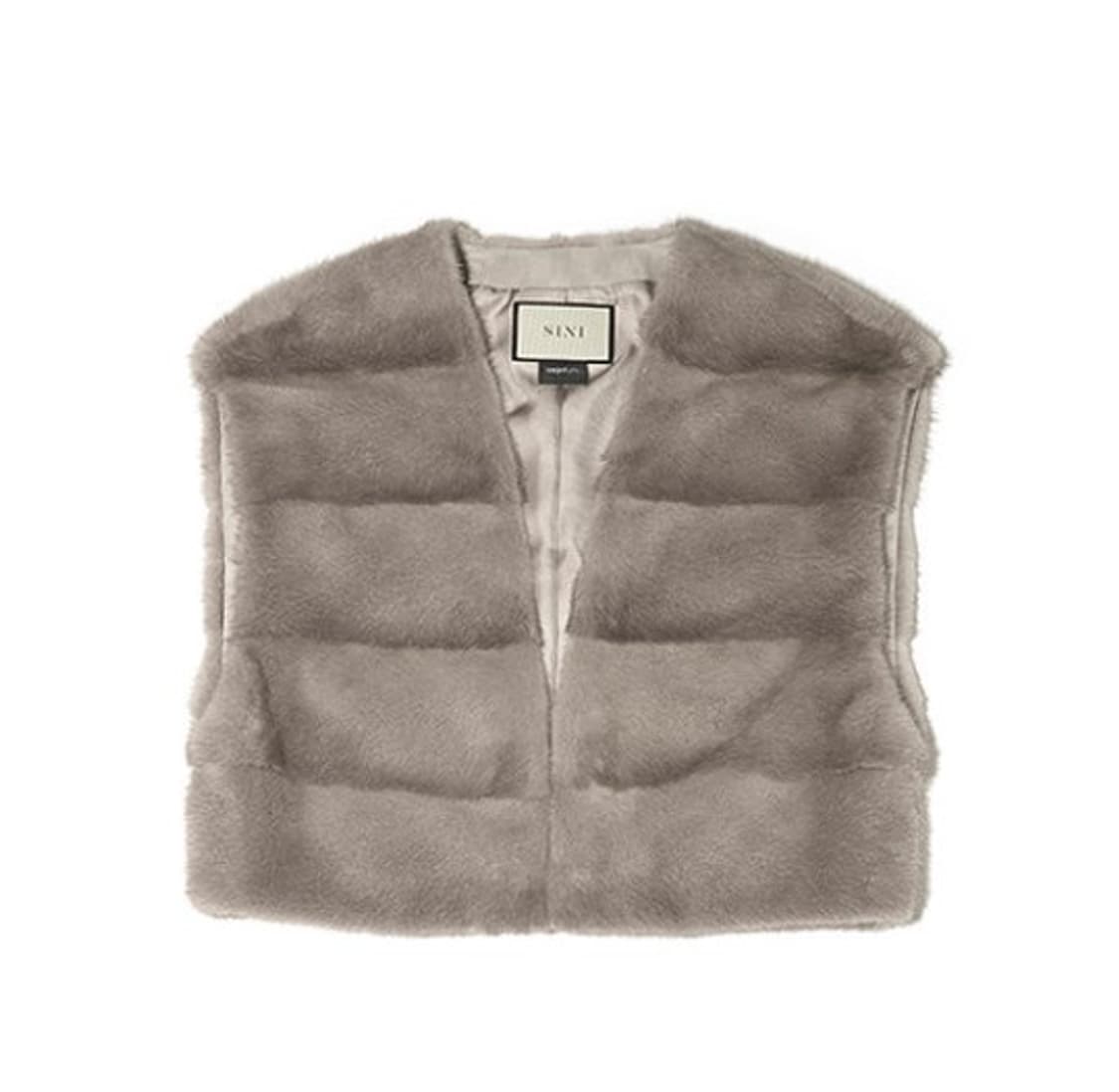 SINI 사가 천연밍크 베스트 (그레이) - 미착용 새상품 상품이미지7