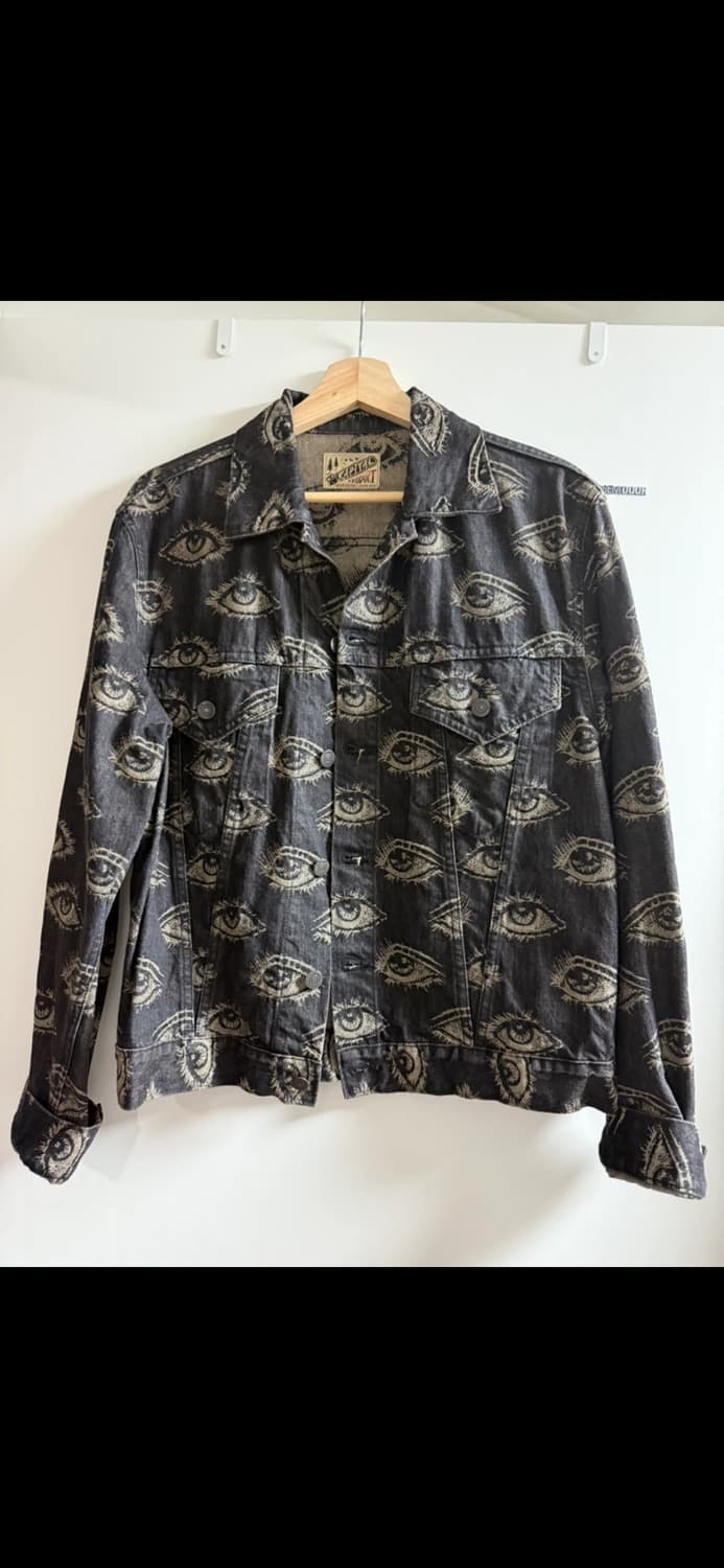 캐피탈 (w)스피크이지 데님 드리즐러 자켓 블랙 상품이미지2