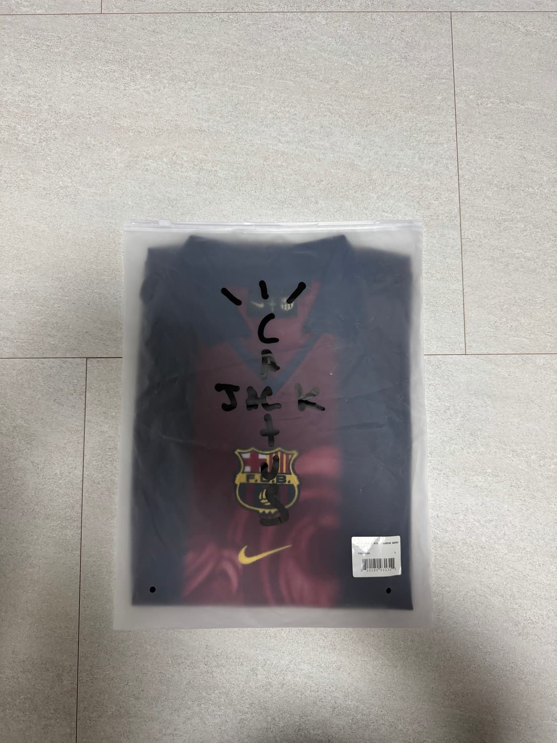 [새상품] 나이키 바르셀로나 스캇 레트로 저지 상품이미지1