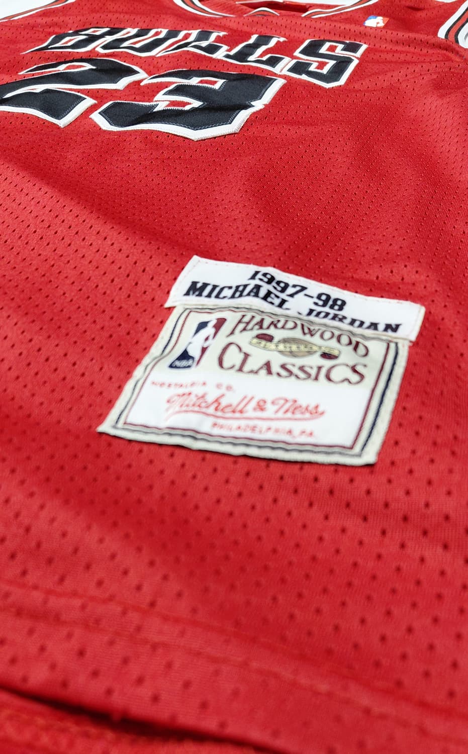 Mitchell & Ness 시카고 불스 마이클 조던 저지 (48/XL) 상품이미지5