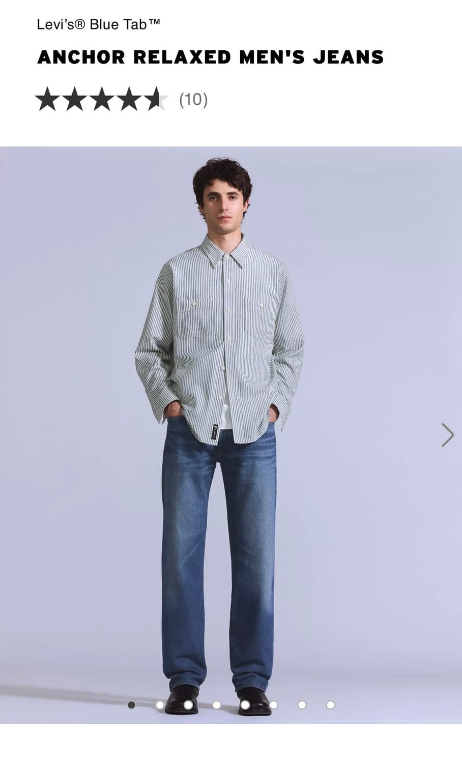 리바이스 블루탭 앵커릴렉스드진 (32/34) 상품이미지1