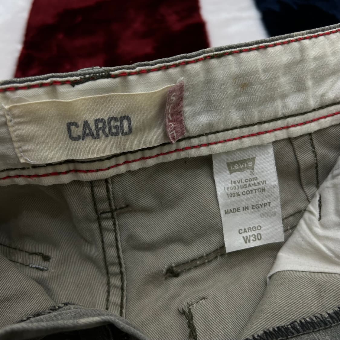 [30]리바이스 카모플라쥬 카고 워크반바지 상품이미지5