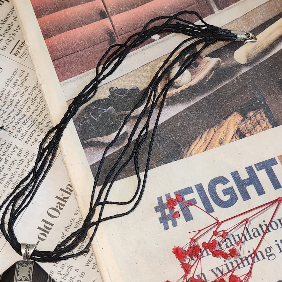 90s 프랑스 빈티지 쥬얼리 미스터리 심볼 보헤미안 빈티지 목걸이 상품이미지4