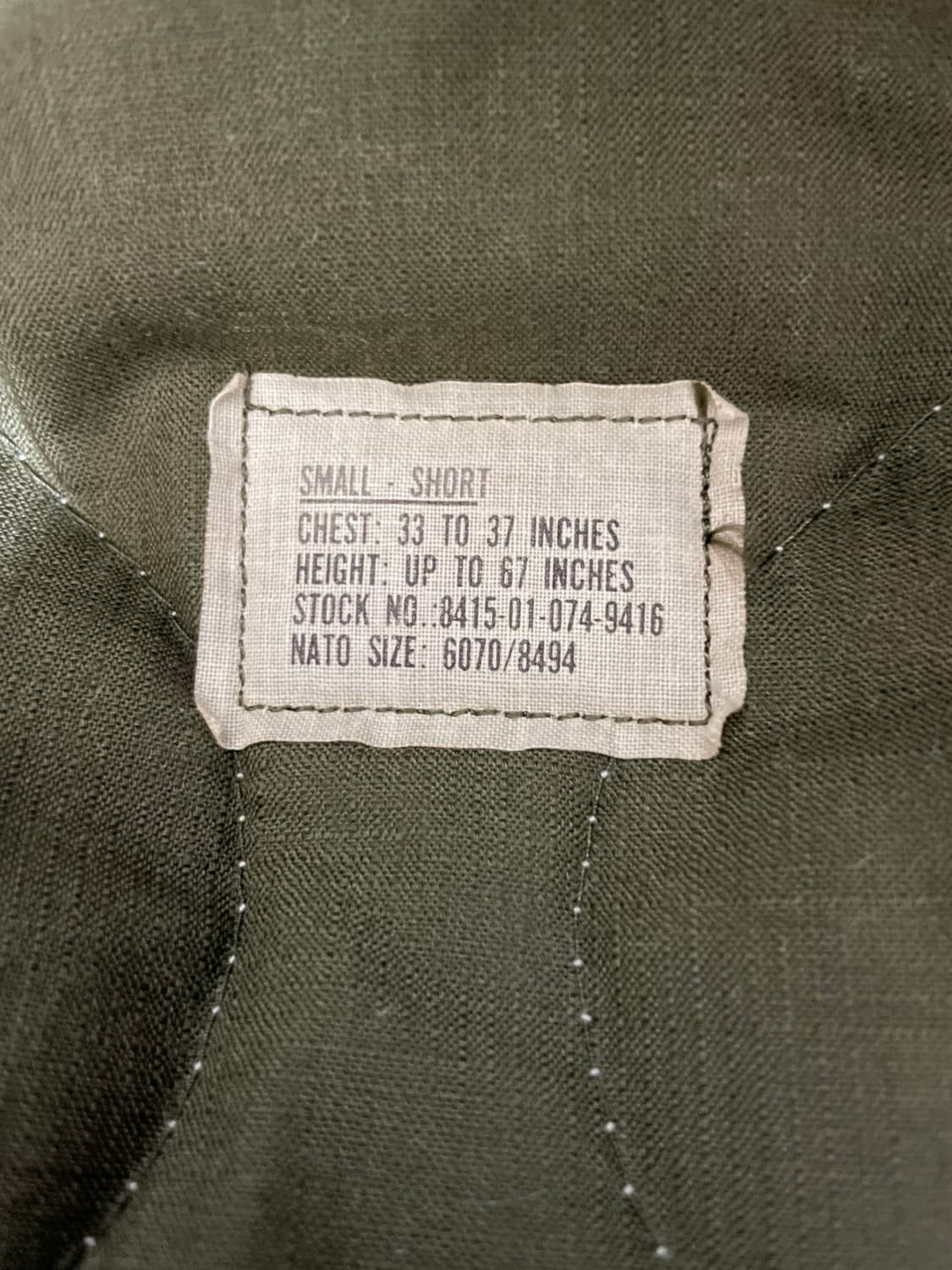 오리지널 80s cvc 탱커 자켓 s-s 스몰숏 상품이미지4