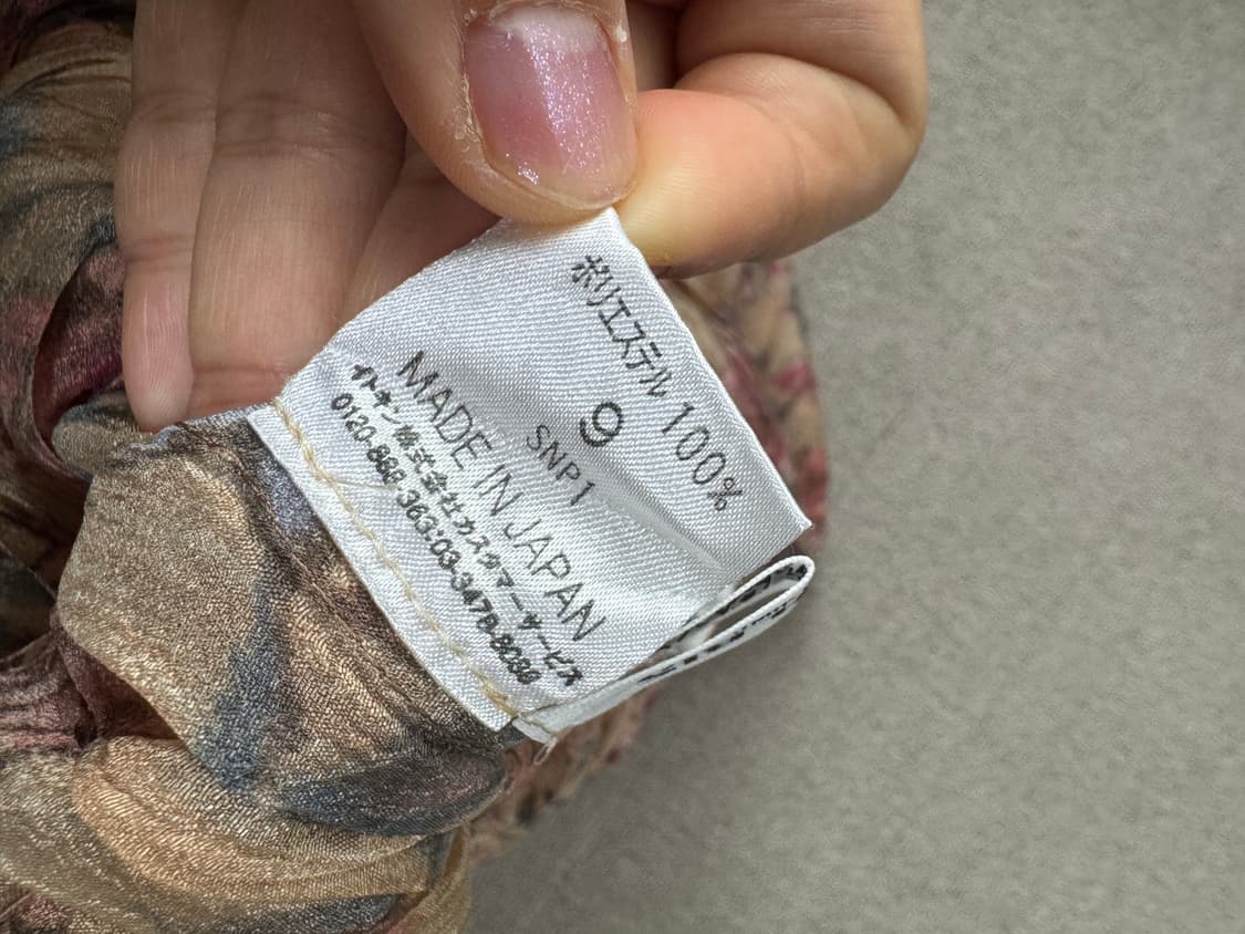 히로코 코시노 플라워프린트 시어 스커트 (레이어링 추천) 상품이미지4