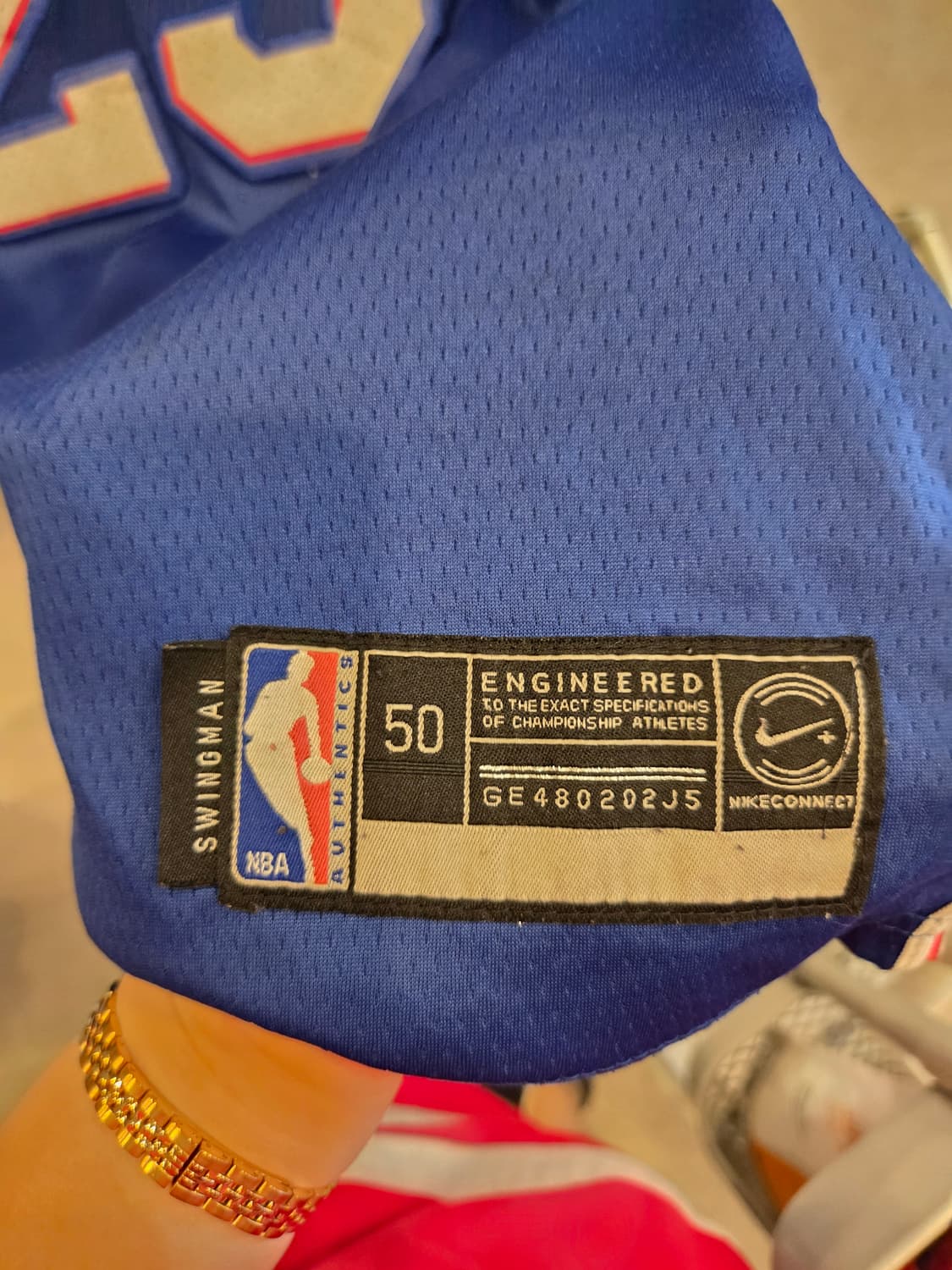 [할인]나이키 필라델피아 76ers 벤 시몬스 스윙맨 저지 상품이미지3