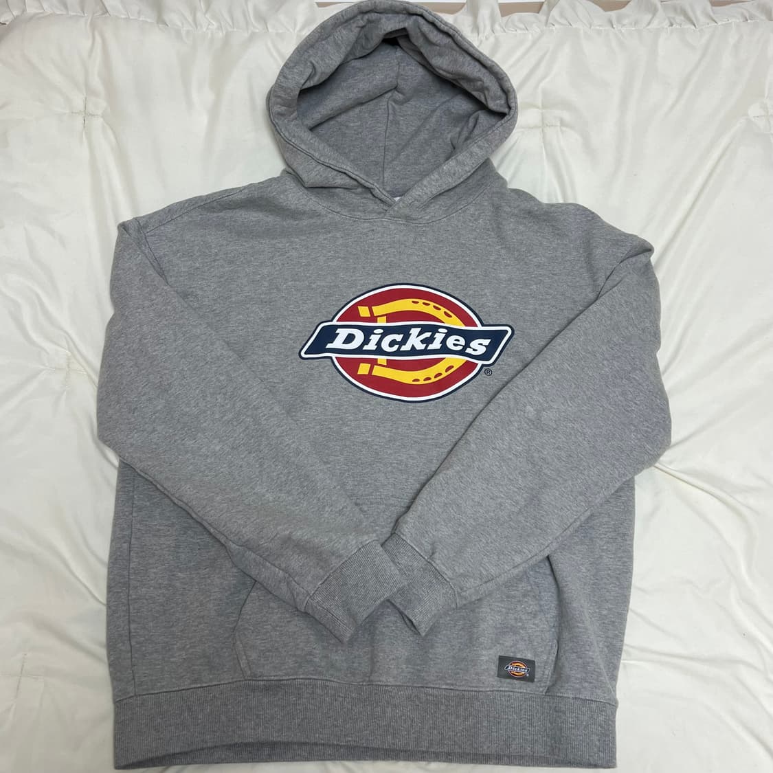 디키즈 트리로고 후드 티셔츠 그레이 M 상품이미지1