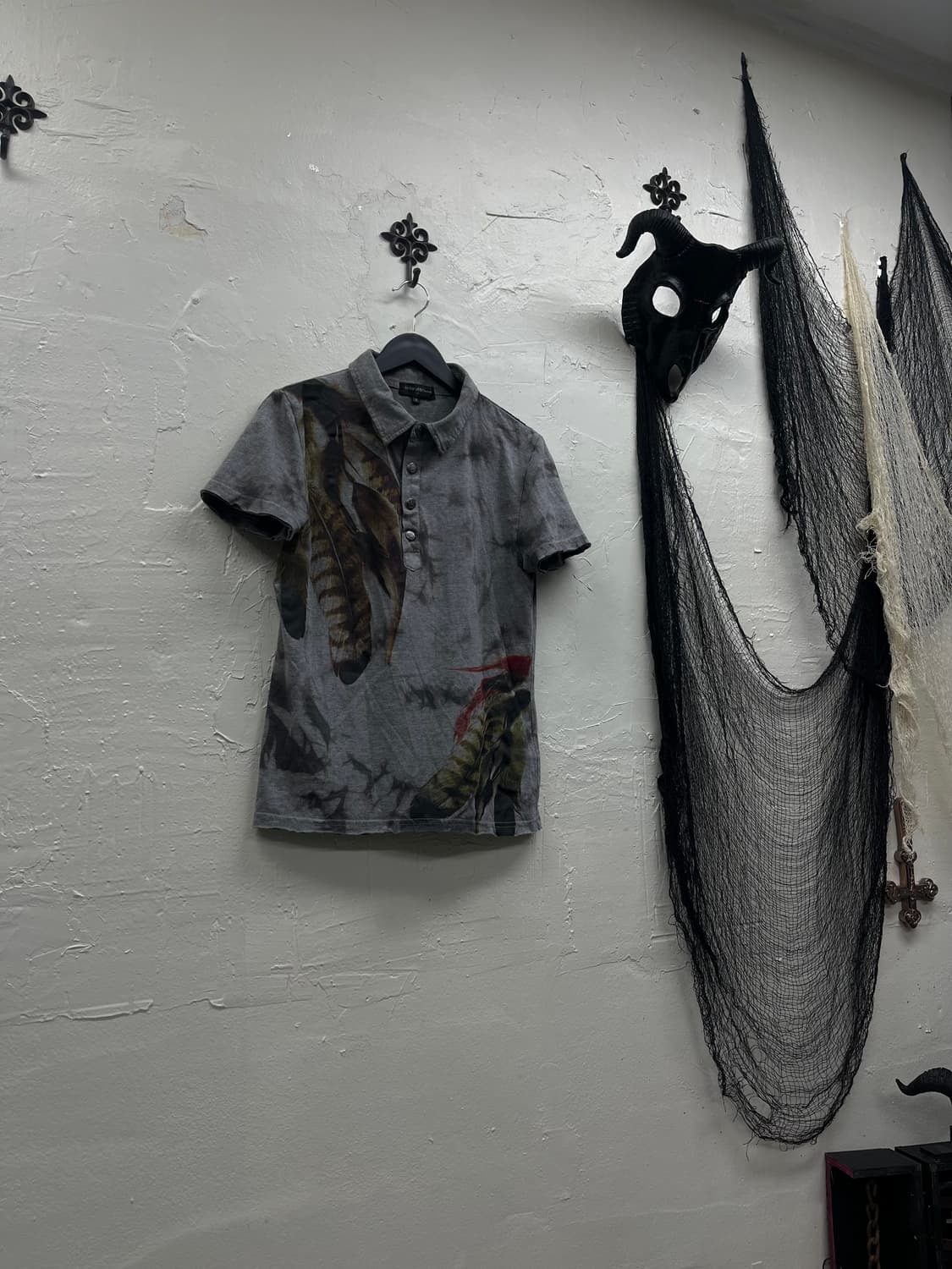 In the attic 00s archive feather pk top 상품이미지1