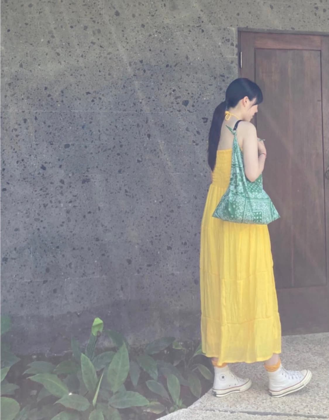 (새상품) 와이낫백 그린 페이즐리 숄더백 상품이미지2