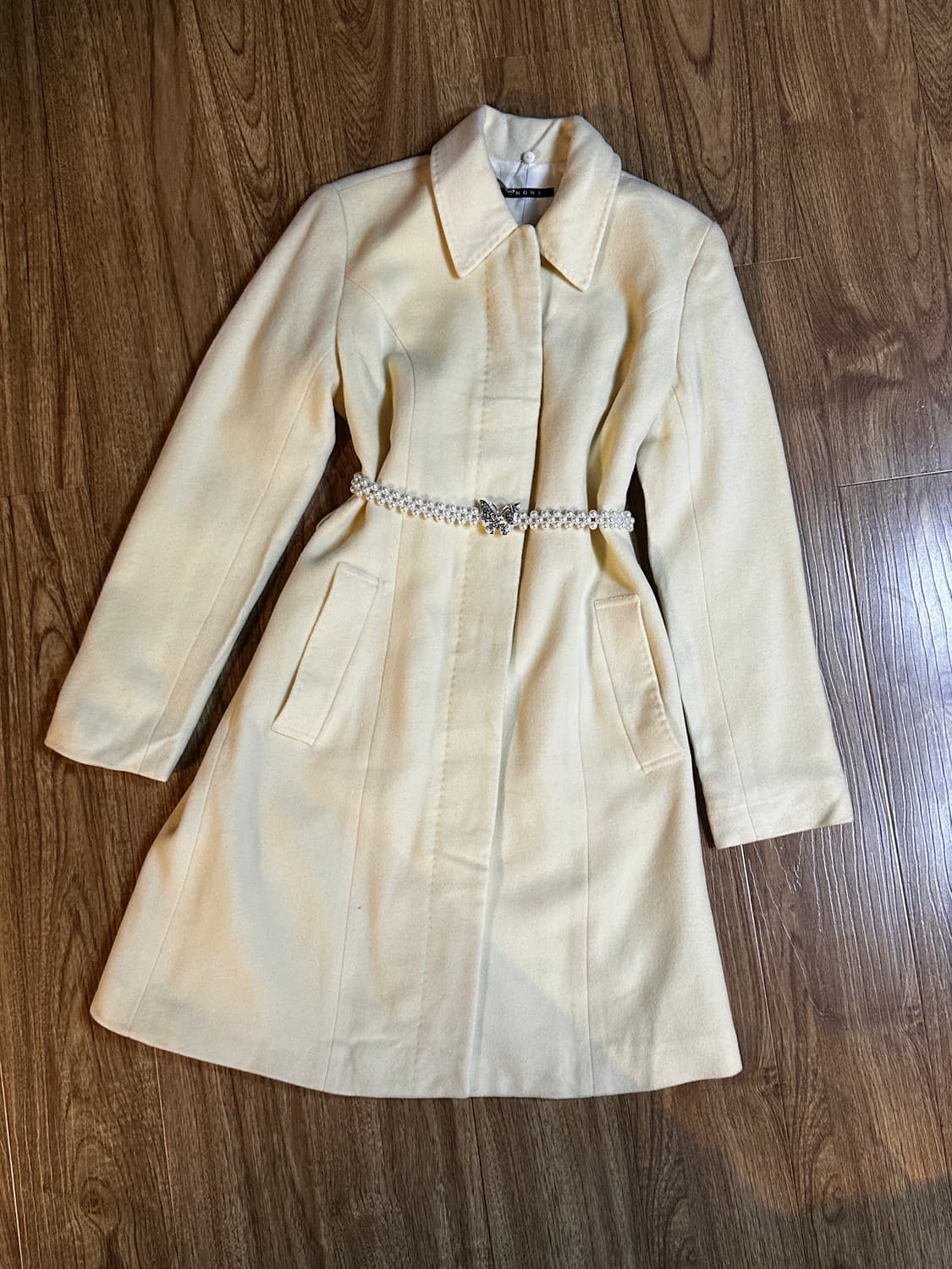 빈티지 잉그니 달천깔 코트 오네갸루 라떼 로걀 이시하라사토미 대대장 상품이미지2