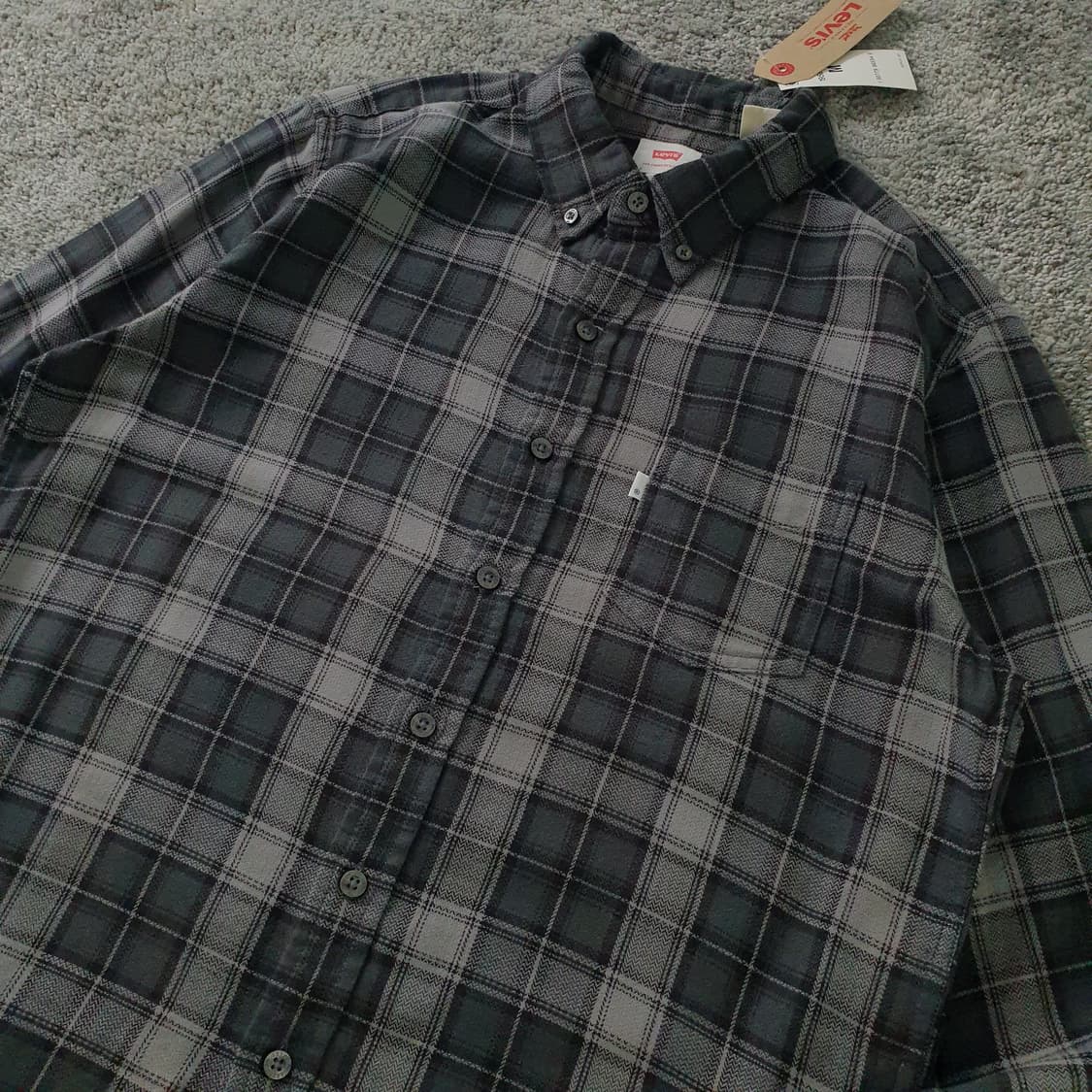 Levi's 체크 긴팔 셔츠 상품이미지4