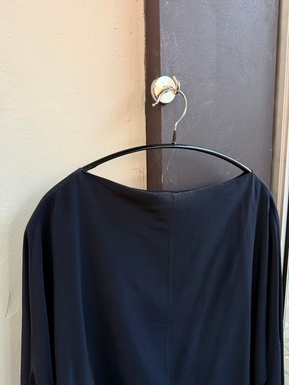 42/ 요지야마모토 실크 슬리브 긴팔 상품이미지3