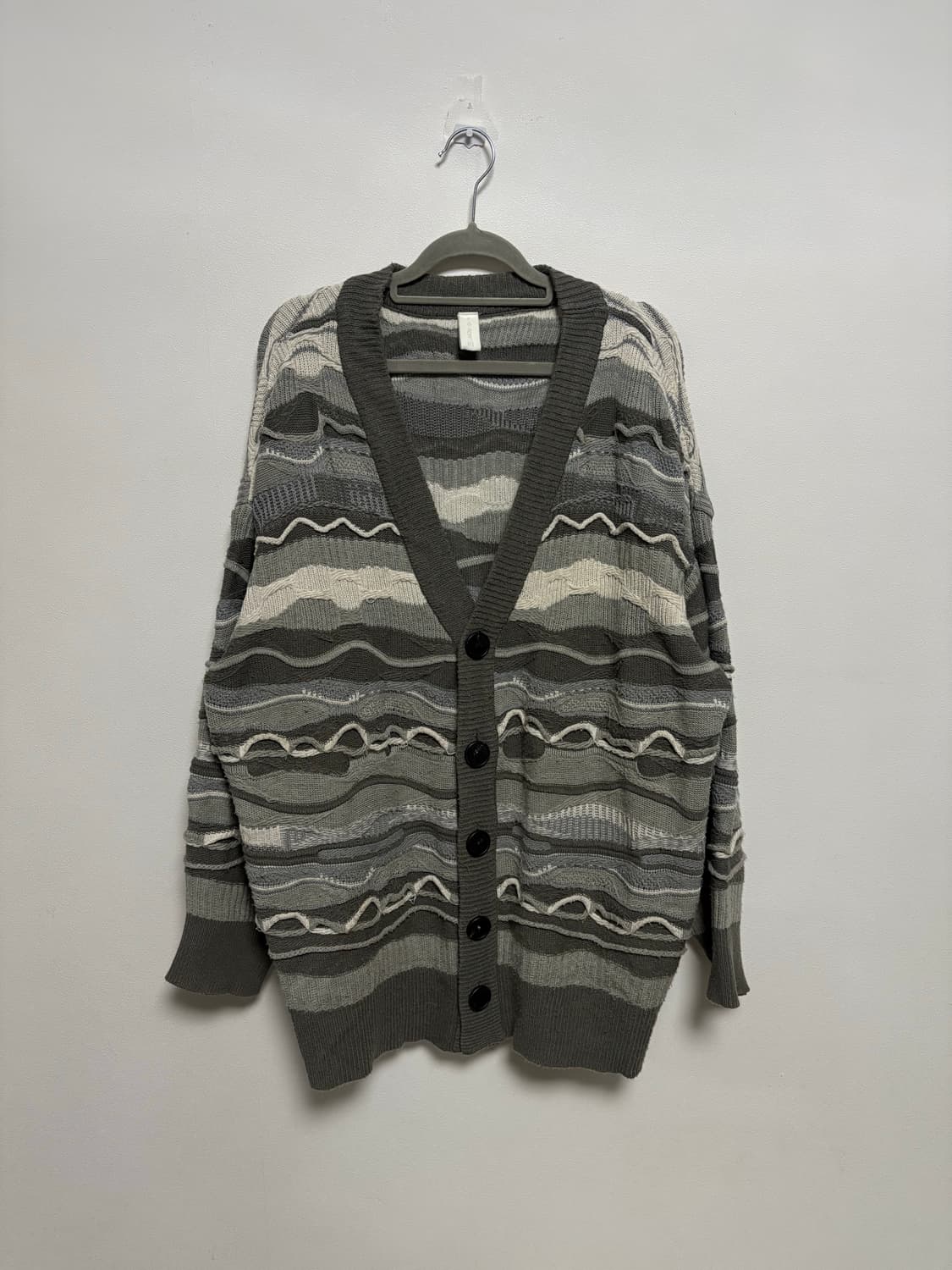 어텐션로우 케이블 가디건 상품이미지3