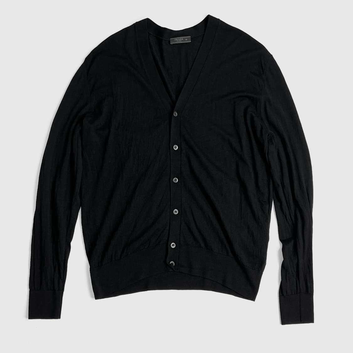 프라다 블랙 울 가디건 상품이미지4