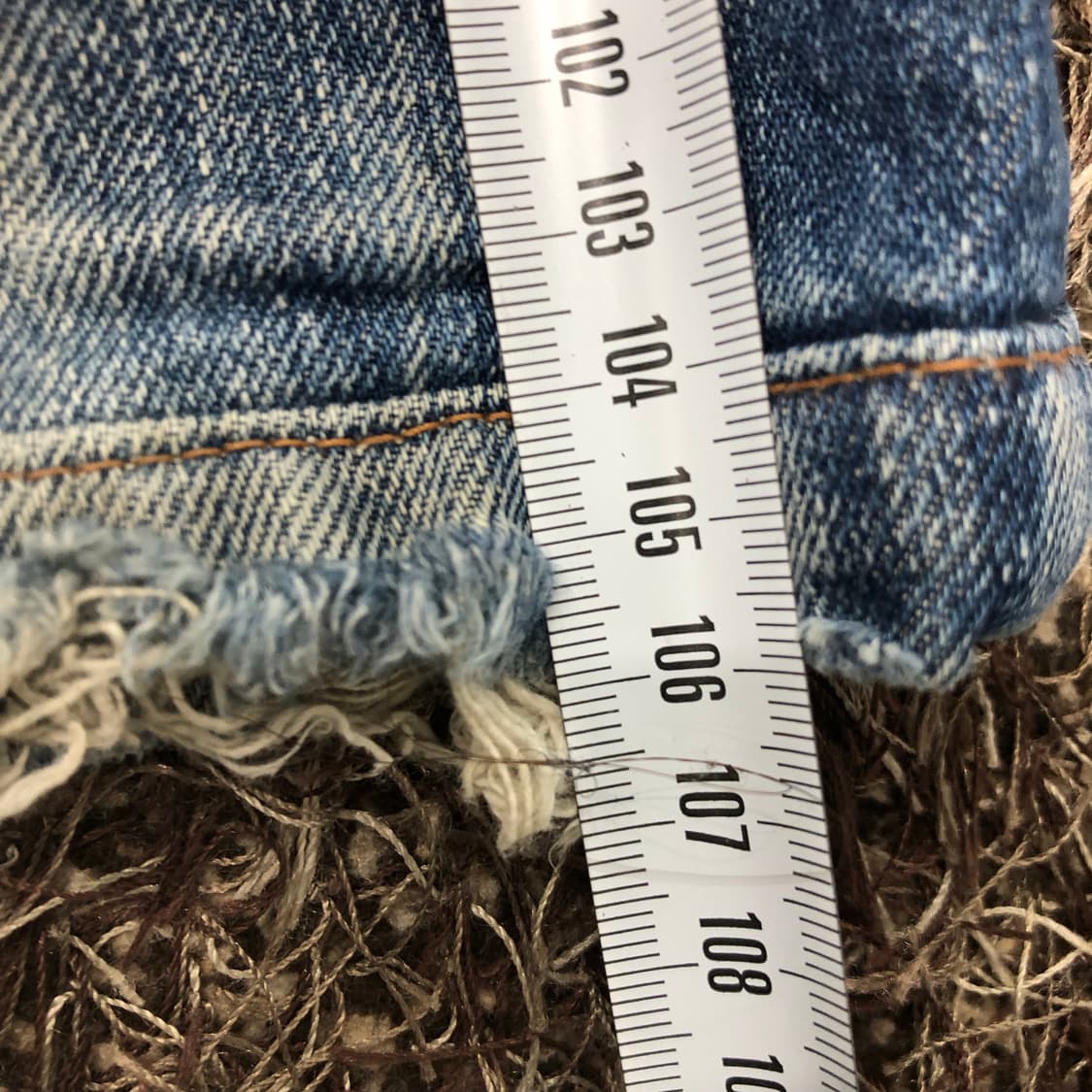 34 타미힐피거 데미지 디스 데님 팬츠 상품이미지10