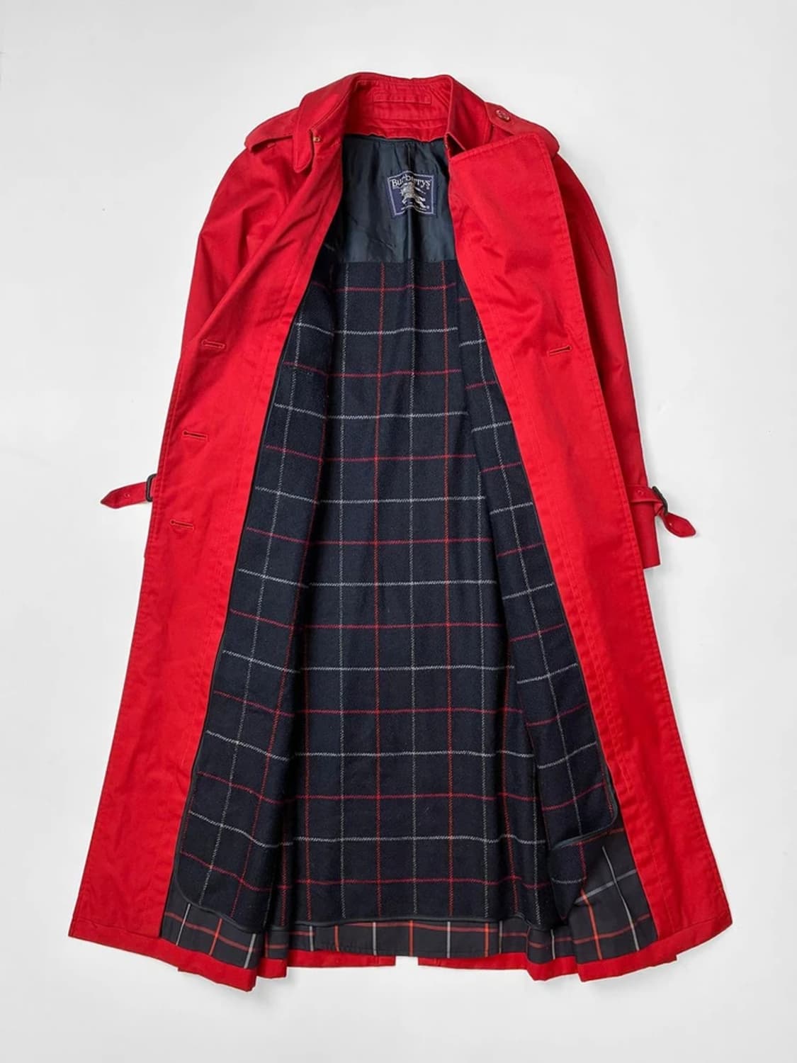 버버리 90s 개버딘 오리지널 2중 롱 트렌치 코트 PN5420 상품이미지4