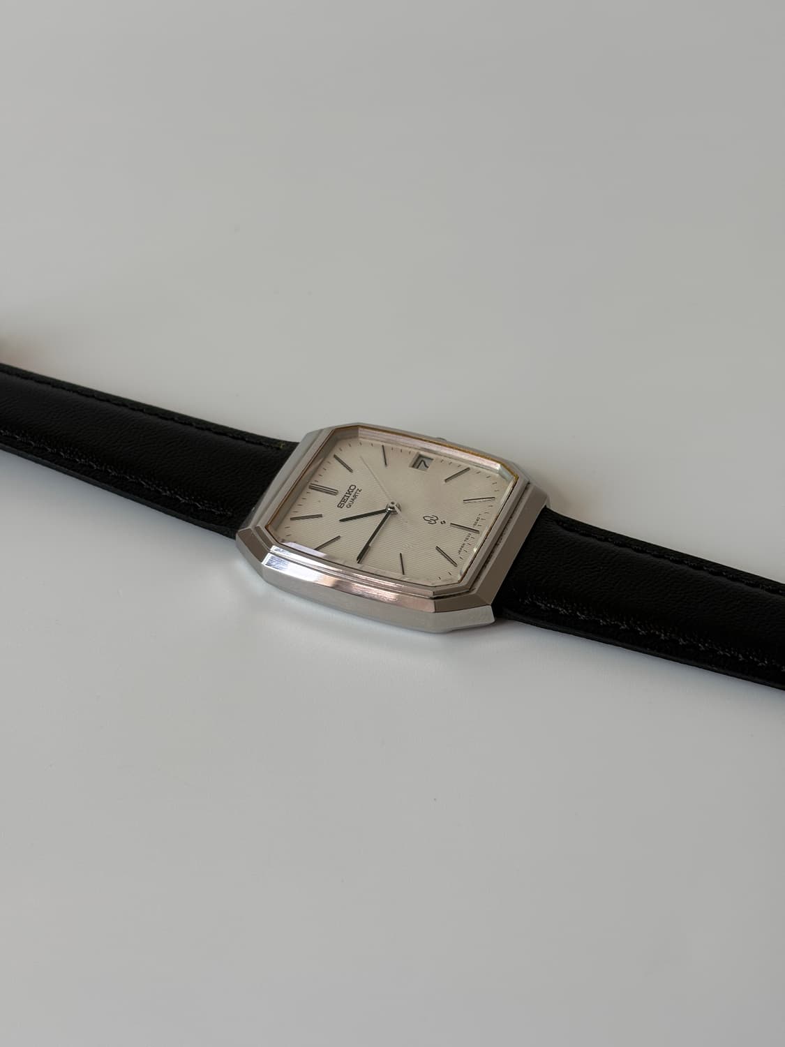1980s Emblem Silver Square Quartz 상품이미지6