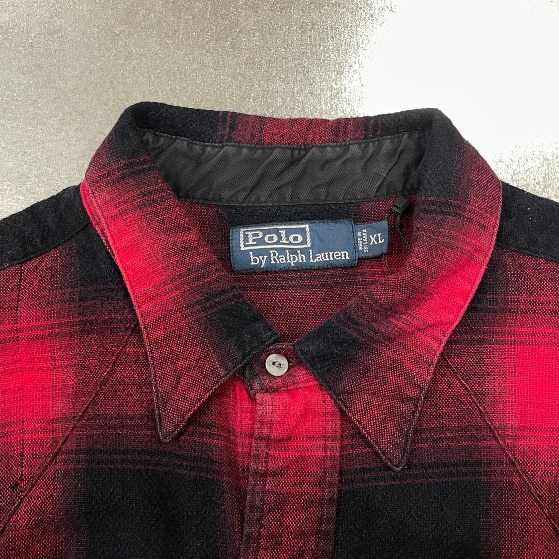 (XL) POLO 폴로 랄프로렌 체크 웨스턴 셔츠 상품이미지7