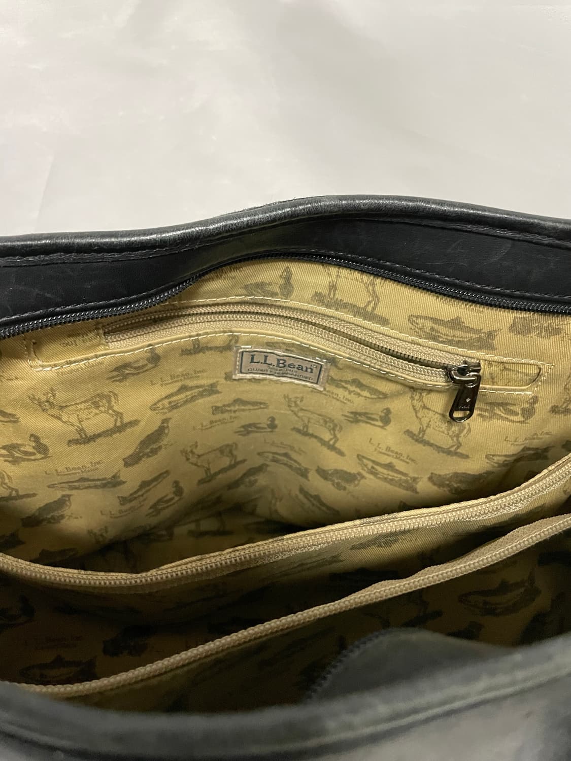 [D.O Archives] 90s 엘엘빈 토트백 라지 - 블랙 레더 상품이미지5