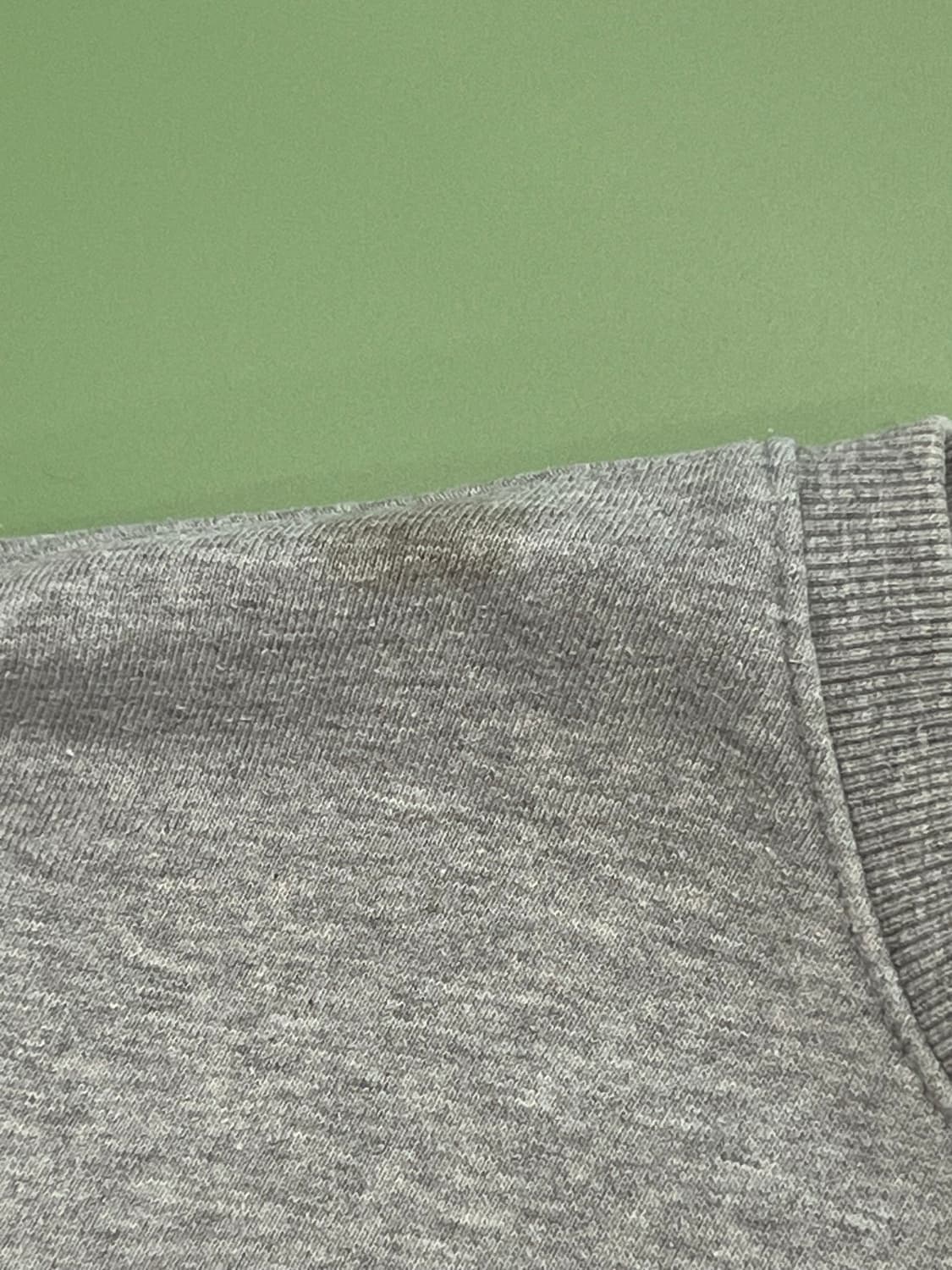 (M) PLAC 플랙 자수로고 맨투맨 그레이 상품이미지5