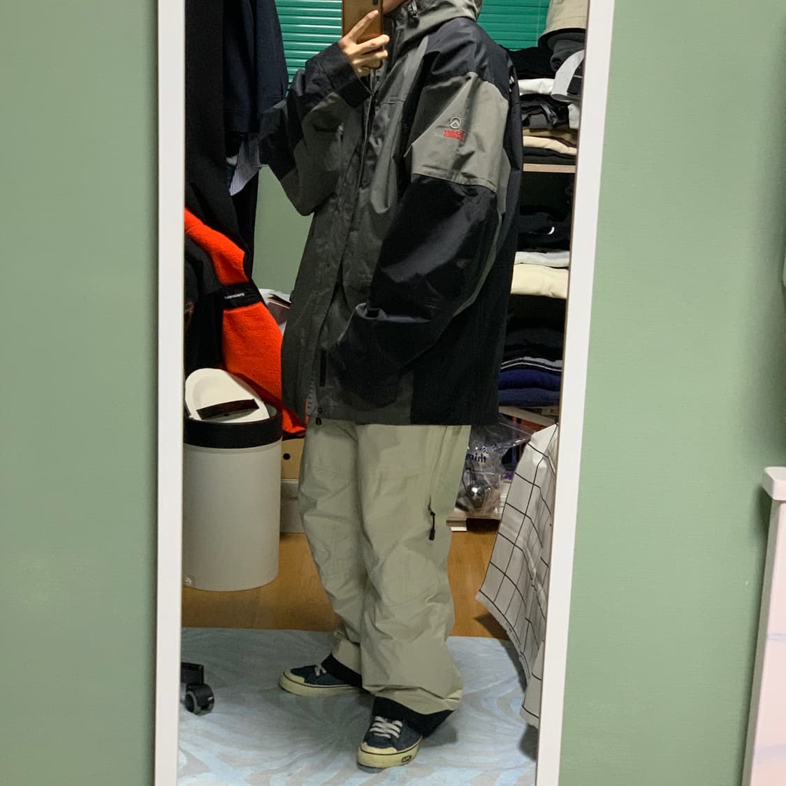 노스페이스 서밋 고어텍스 그레이 바람막이(일제판정품) 상품이미지4