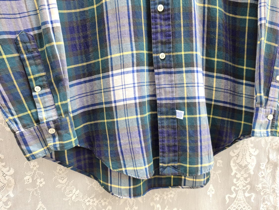 90s 폴로 랄프로렌 체크 셔츠 상품이미지3