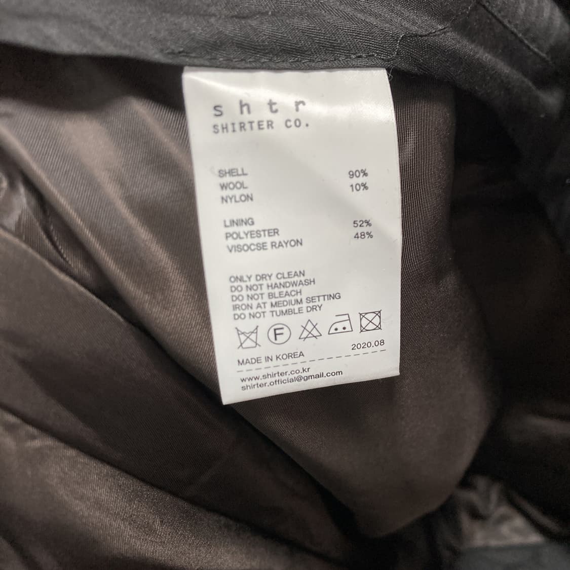 Shirter Co 택새상품 남성울슬랙스팬츠 32  상품이미지5