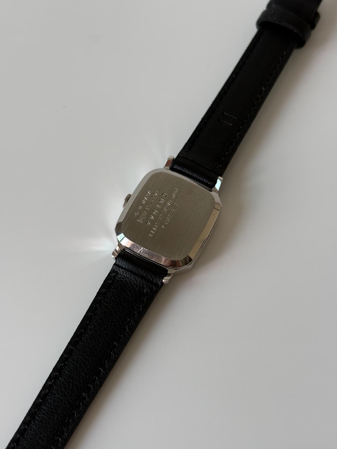 1980s Stripe Dial Square Ladies Quartz 상품이미지6