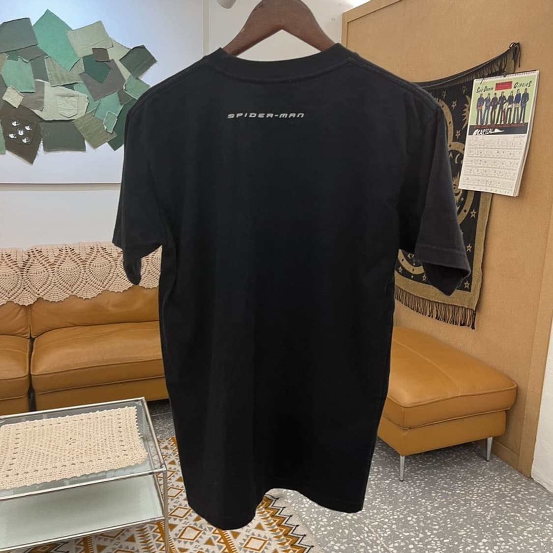 미첼 빈티지 스트릿 펑크 스파이더맨 반팔티 M C11003 상품이미지4