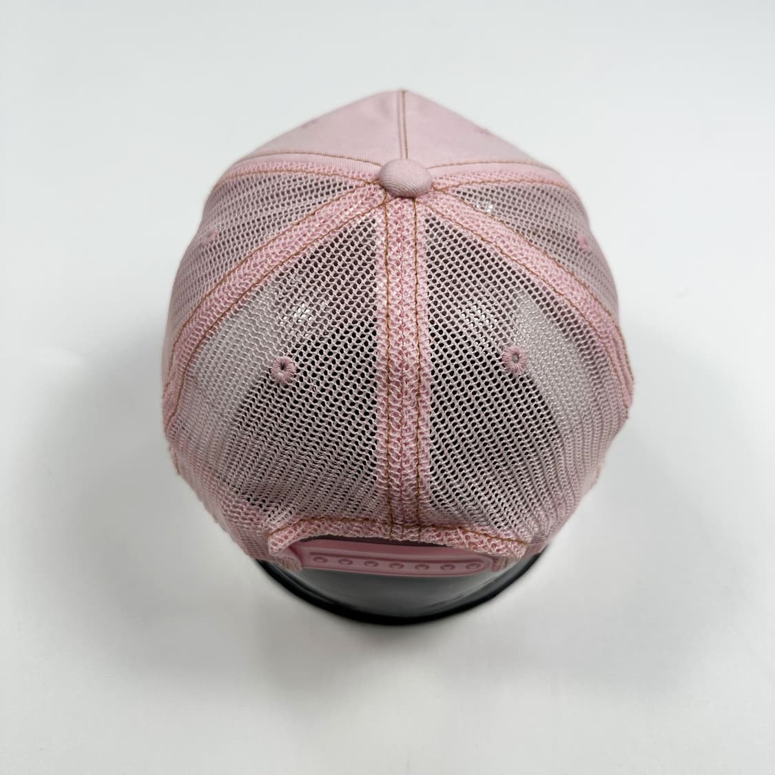 본더치 레트로 핑크 메쉬 볼캡 모자 상품이미지3
