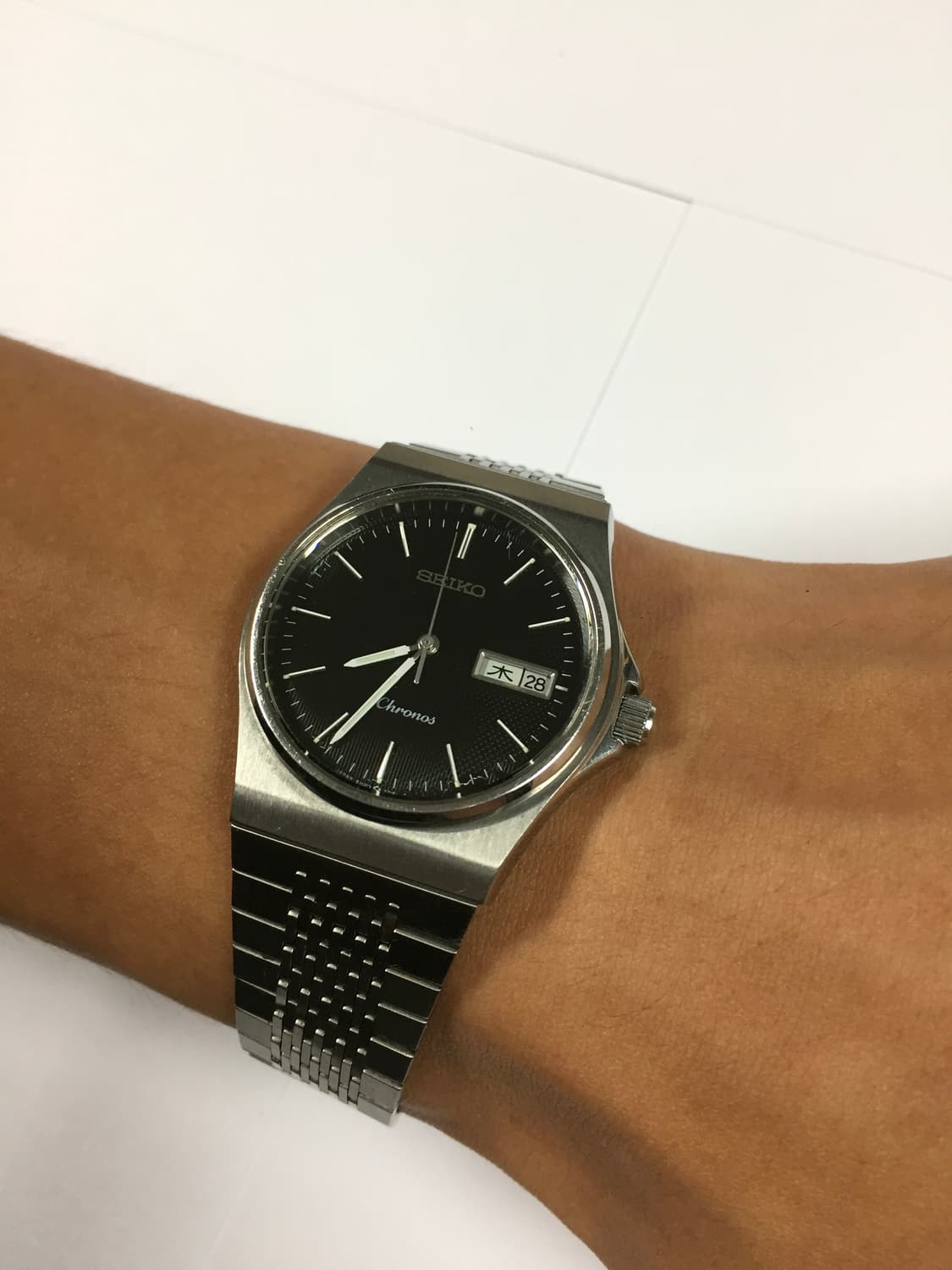 80s seiko chronos quatz day-date 상품이미지4
