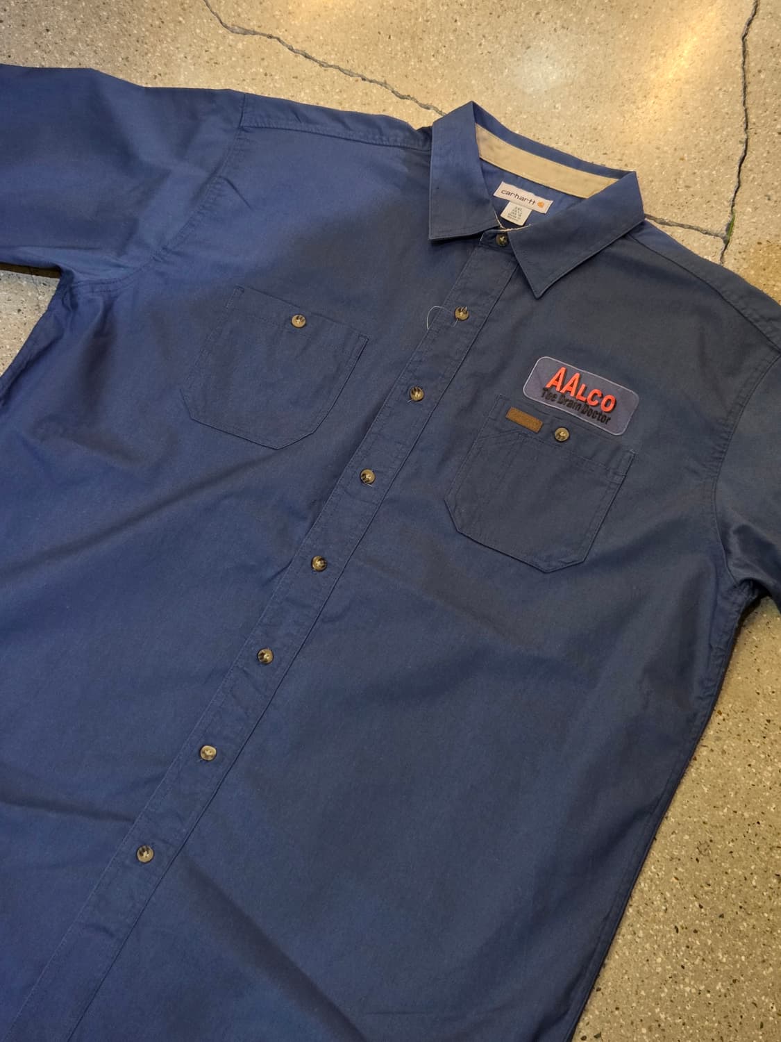 Carhartt 칼하트 더스티블루 반팔셔츠 상품이미지1