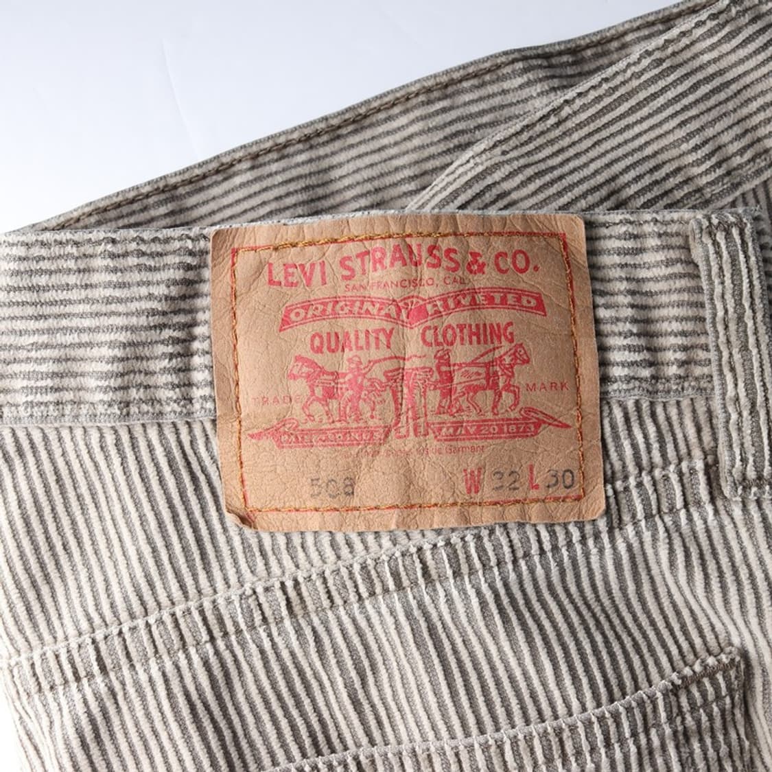 리바이스 508 코듀로이 테이퍼드 팬츠 32 상품이미지6