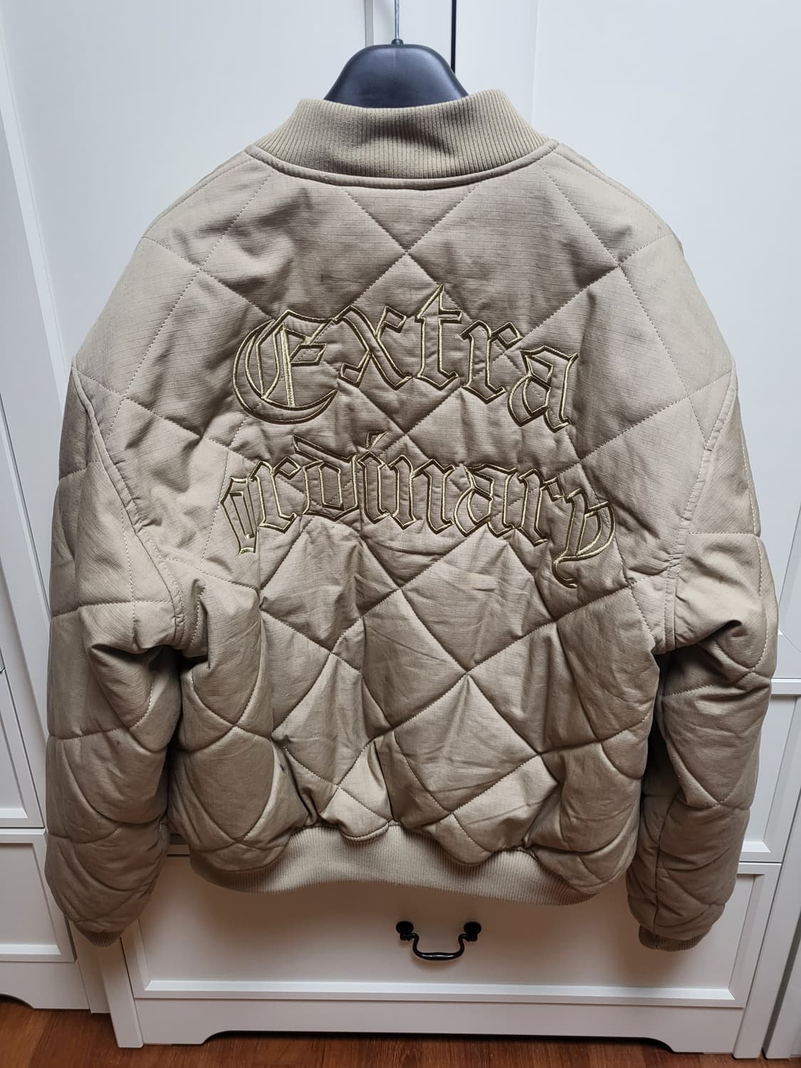 엑스트라오디너리 퀼팅 자켓 점퍼 깔깔이 베이지 카키 상품이미지6