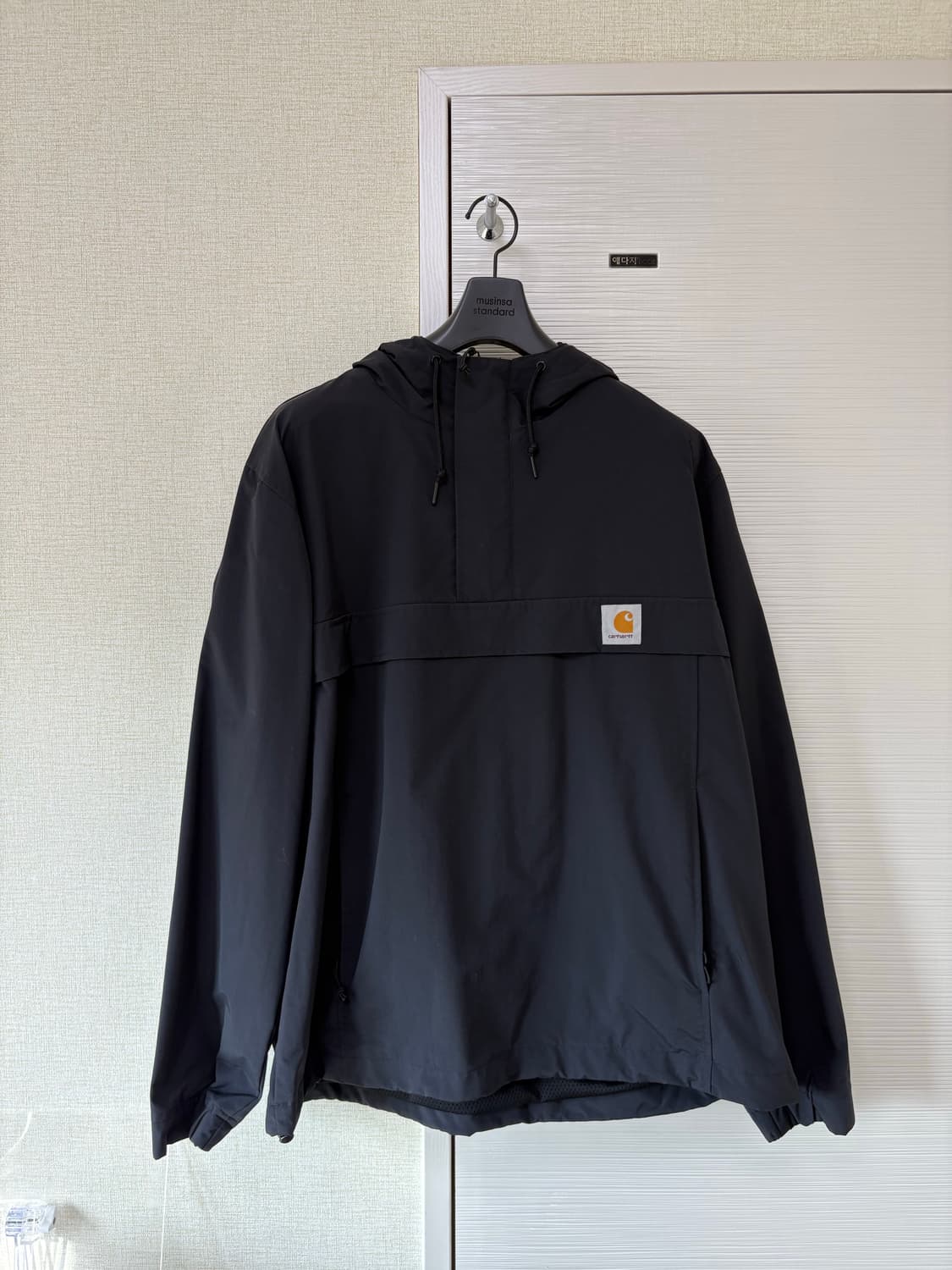 칼하트 WIP 님버스 아노락 후드 자켓 블랙 XL 상품이미지1