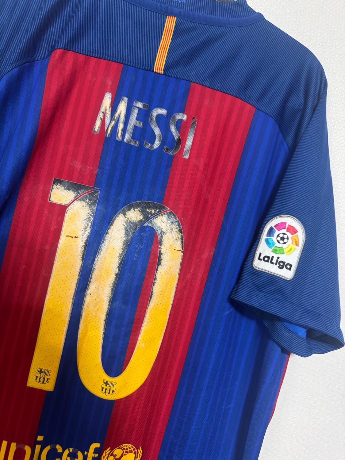 나이키 바르셀로나 메시 16-17 유니폼 반팔 홈 상품이미지4