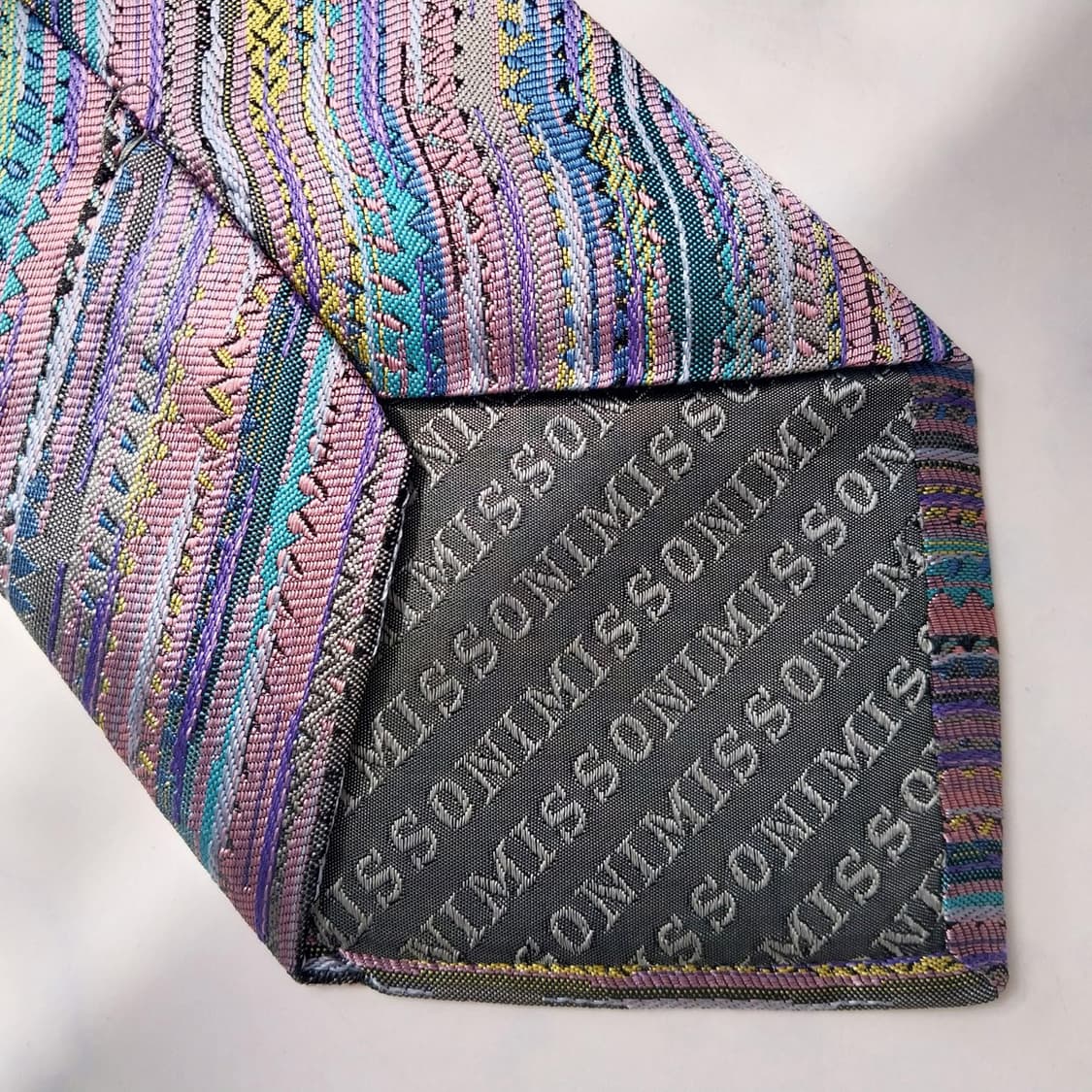 미쏘니 넥타이 퍼플 멀티 스트라이프 10cm A+등급 K2204
 상품이미지6