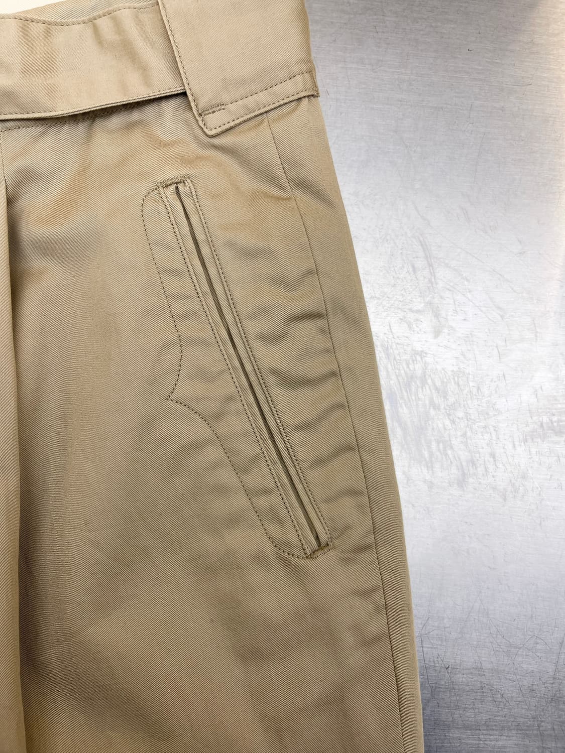 하버색 C/L 트윌 와이드 팬츠 상품이미지7