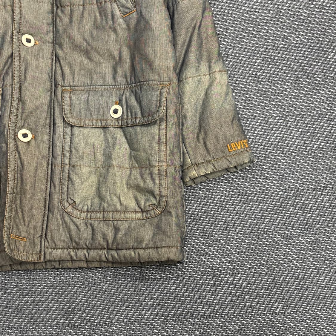 리바이스 빈티지워시드 야상패딩 V0568 상품이미지4