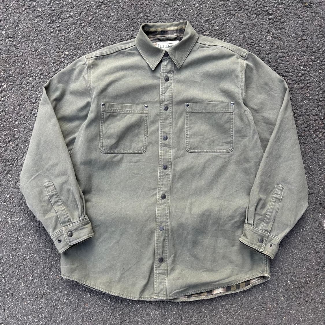올드 엘엘빈 헤비코튼 셔츠 상품이미지1
