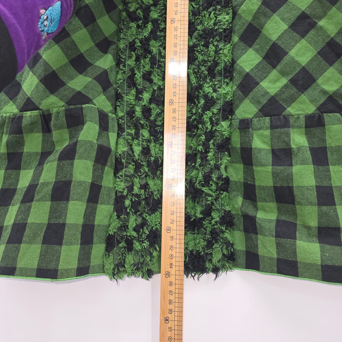 SUPER HAKKA체크 플레어 코튼+마 일본 빈티지 상품이미지4