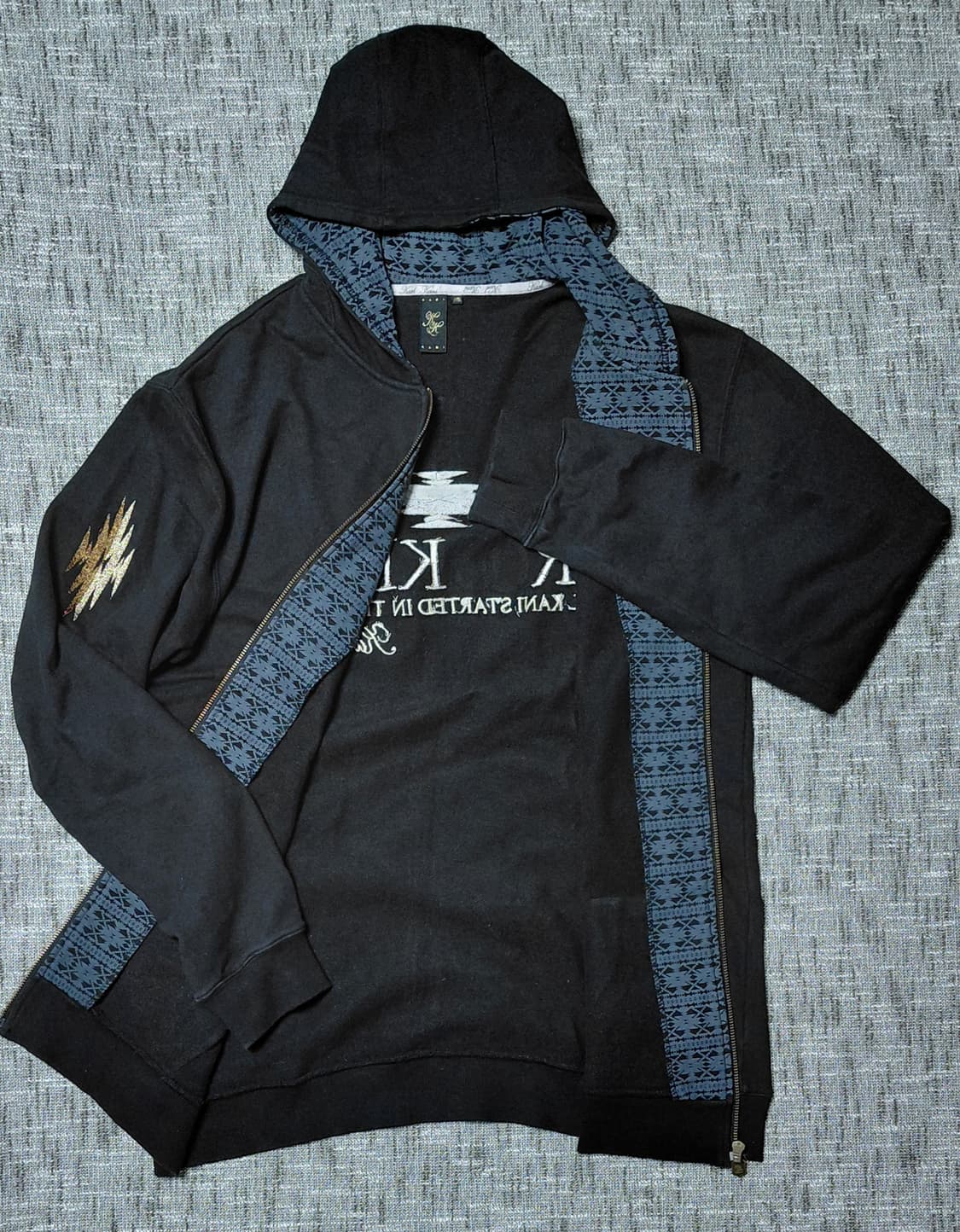 Karl Kani 칼카니 후드집업 XXXL 블랙 상품이미지5